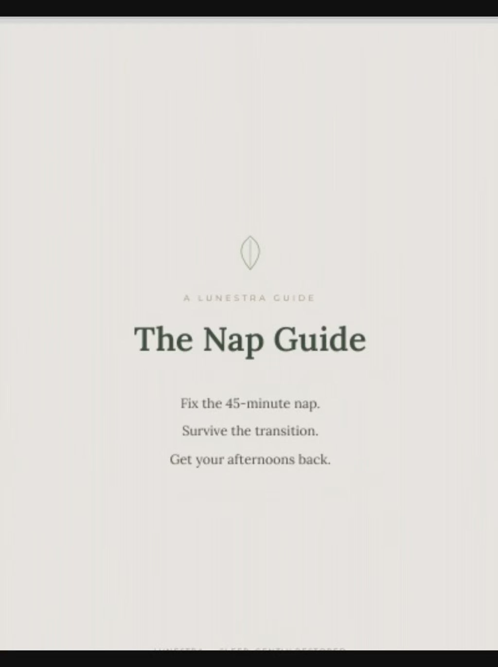 The Nap Guide